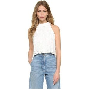 Line & Dot Promenade Lace Top